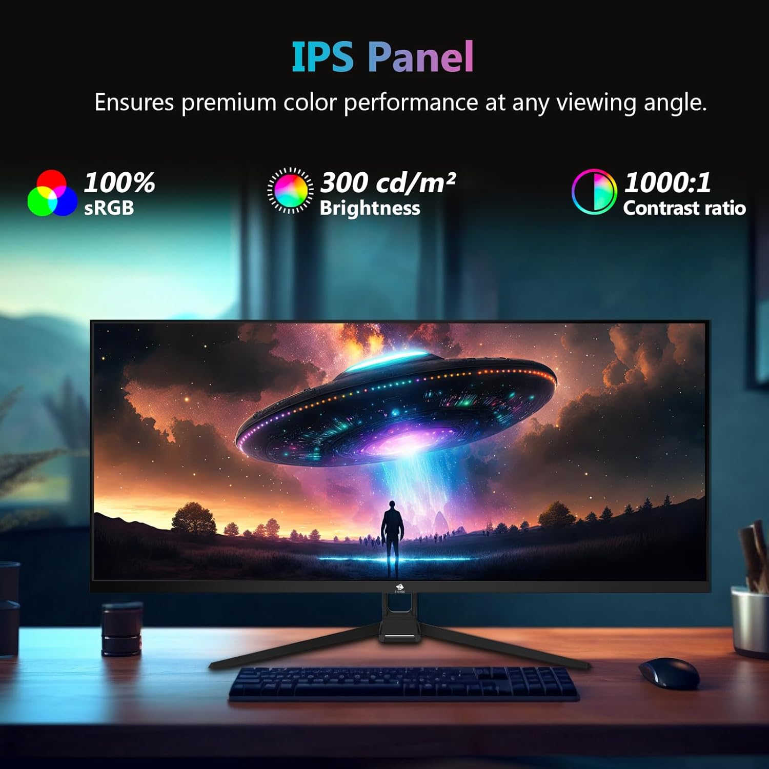 Z-EDGE UG34W 34" 165Hz IPS Ultrawide Gaming Monitor